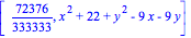 [72376/333333, x^2+22+y^2-9*x-9*y]